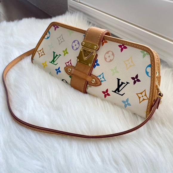 ❤️ SOLD‼️ Louis Vuitton Shirley Monogram White Multicolor - Picture 13 of 17